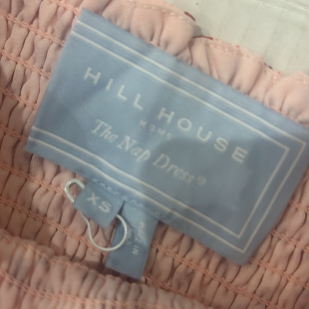 NWT HILL HOUSE The Athena Nap Dress Pink Spaced Floral Poly Crepe Size XS - Picture 12 of 12